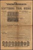 Newspaper cover, The Young Worker, April 1, 1933. The Wolfsonian–FIU