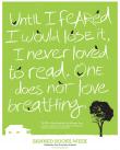 Poster, "Until I feared...," Banned Books Week. Used with permission from the Office for Intellectual Freedom